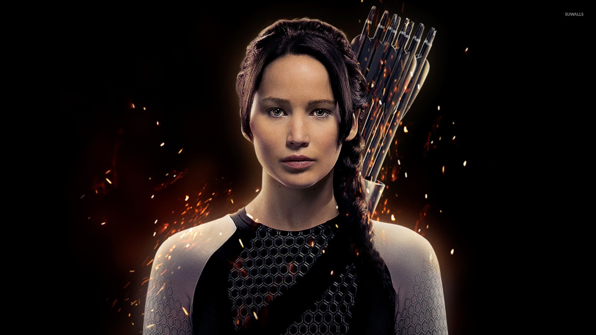 Jennifer Lawrence as Katniss Everdeen. | Hunger games 