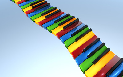 Colorful keyboard wallpaper