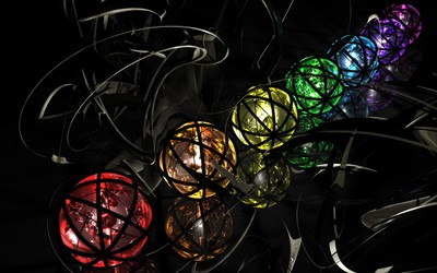 Colorful spheres [3] wallpaper