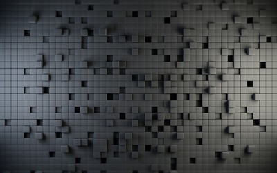 Cube wall wallpaper