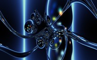 Fractal bubbles and pipes wallpaper 1920x1200 jpg
