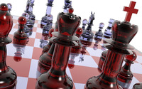 Glass chess set wallpaper 1920x1200 jpg