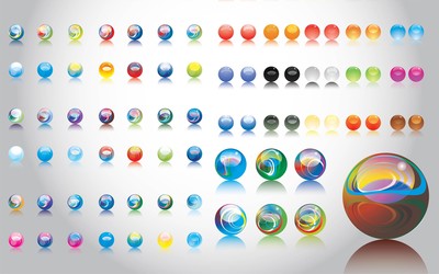 Glass marbles [3] wallpaper
