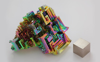 Glass shape and cube wallpaper 2560x1600 jpg