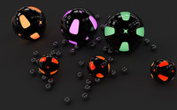 Glowing spheres [3] wallpaper 2560x1440 jpg