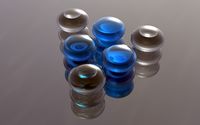 Gray and blue glass marbles wallpaper 1920x1200 jpg