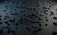Gray cubes wallpaper 2560x1600 jpg