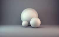 White spheres wallpaper 2560x1600 jpg