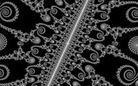 Black and white fractal spirals wallpaper 1920x1080 jpg
