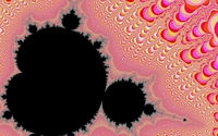 Black holes in the red fractal wallpaper 1920x1080 jpg