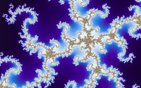 Blue fractal wallpaper 2560x1600 jpg