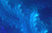 Blue fractal waves wallpaper 1920x1080 jpg