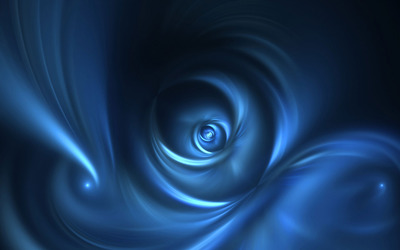 Blue spiral wallpaper