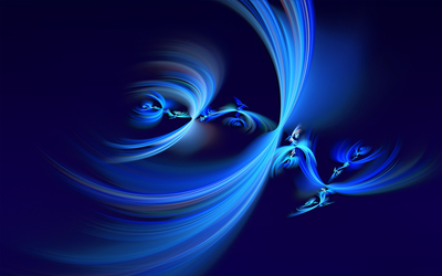 Blue swirls [3] wallpaper