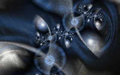 Blurry fractal swirls wallpaper
