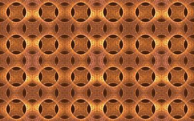 Brown fractal circles wallpaper