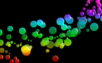 Colored bubbles wallpaper 1920x1200 jpg