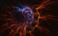 Colorful fractal smoke wallpaper 2560x1440 jpg