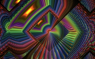 Colorful fractal squares wallpaper
