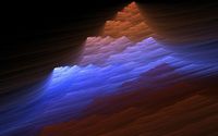 Colorful fractal waves wallpaper 1920x1080 jpg