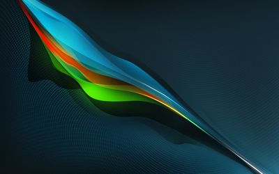 Colorful wave wallpaper