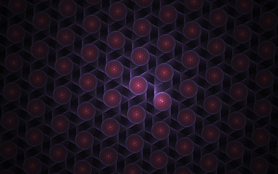 Connected molecules wallpaper