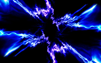 Electric waves wallpaper