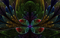 Fractal floral design wallpaper 1920x1080 jpg