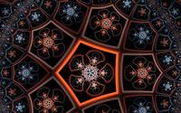Fractal flower pattern wallpaper 1920x1200 jpg