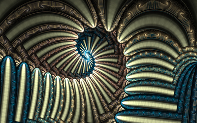 Fractal spirals [6] wallpaper