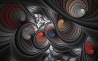 Fractal wormholes wallpaper 1920x1200 jpg