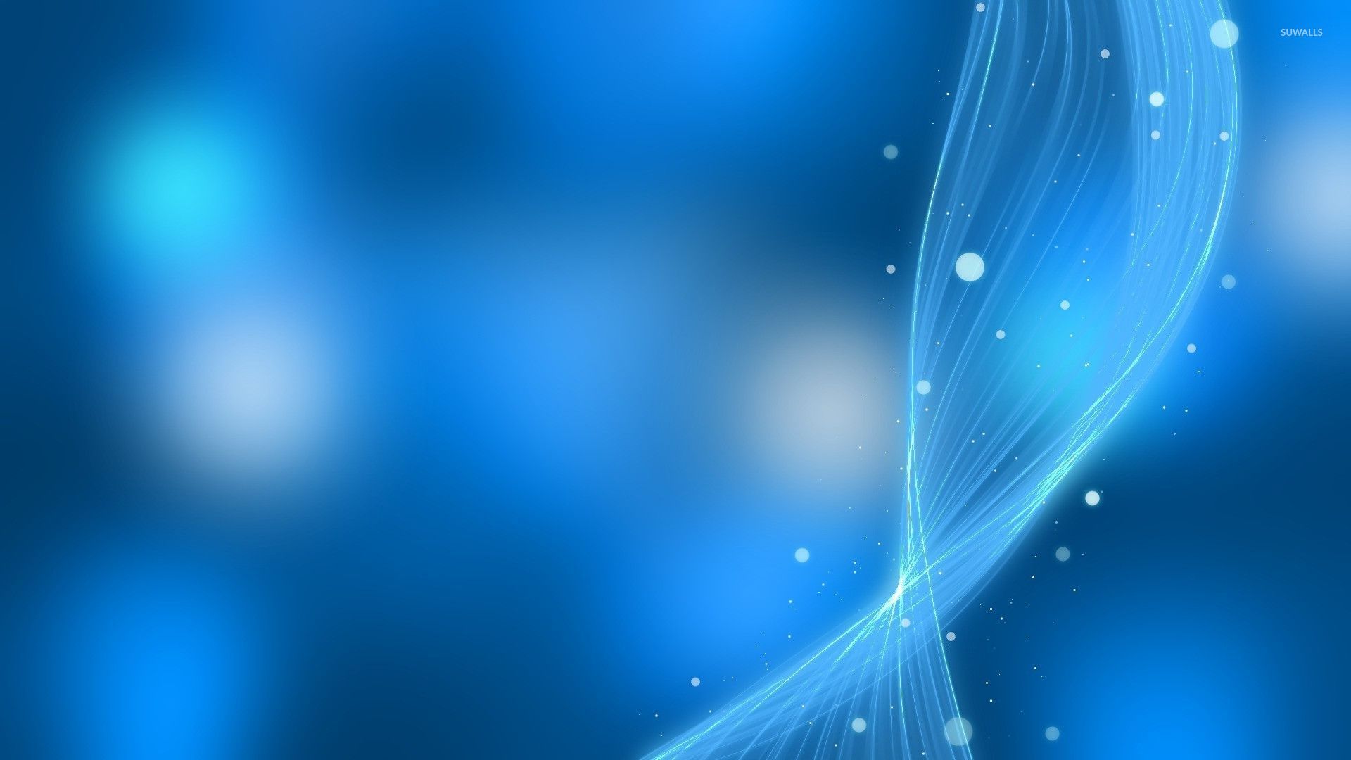 Glowing Blue Curves Wallpaper Abstract Wallpapers 27240