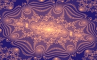 Golden fractal swirls wallpaper 1920x1080 jpg