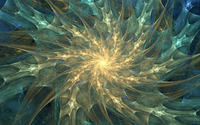 Golden swirl [2] wallpaper 2560x1440 jpg