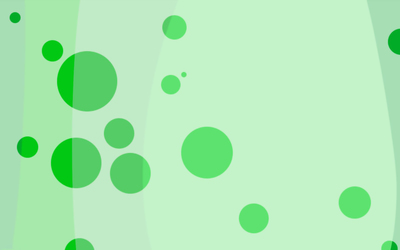 Green circles on pale green curves wallpaper