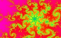 Green hypnotic swirl wallpaper 1920x1200 jpg