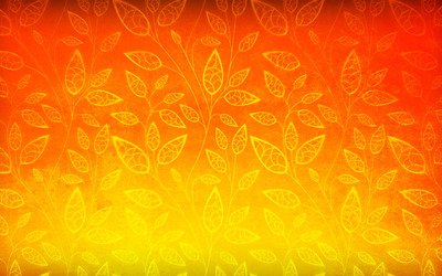 Leaves on branches wallpaper