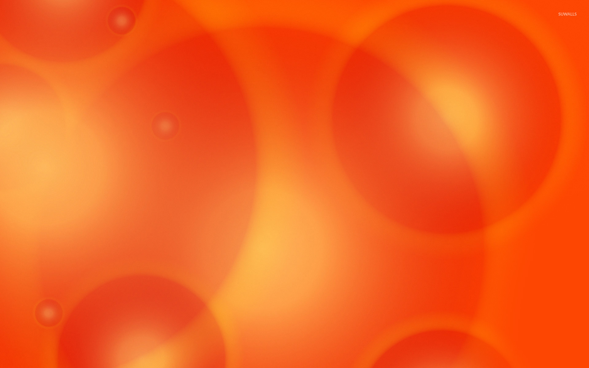 orange bubbles background