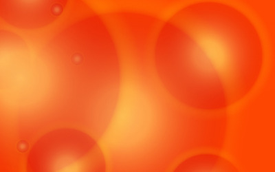 Orange bubbles wallpaper