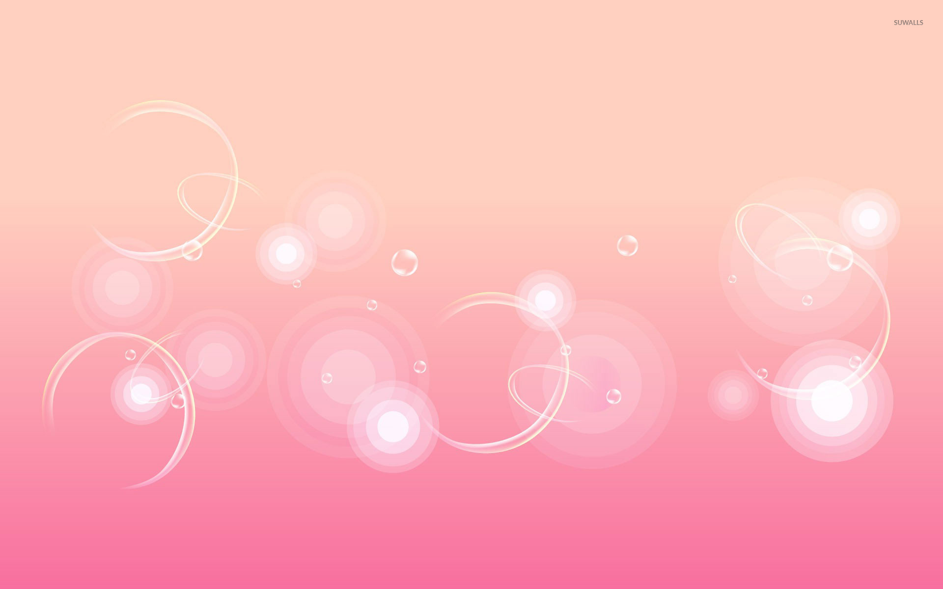Pink bubbles wallpaper - Abstract wallpapers - #18805