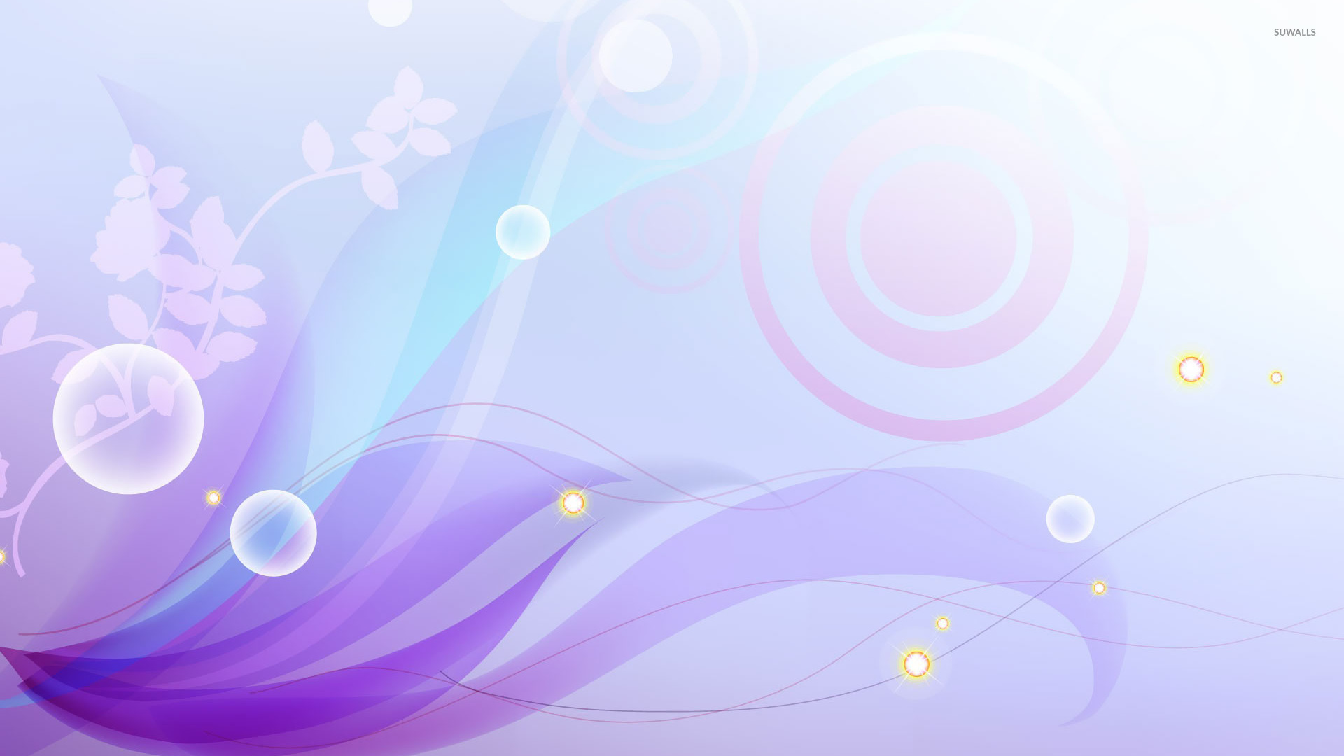 Purple curves and circles wallpaper - Abstract wallpapers - #18831