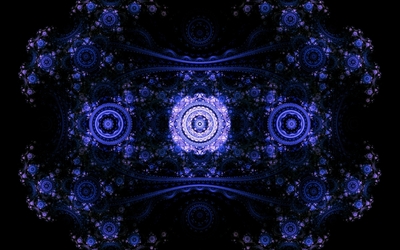 Purple fractal wallpaper