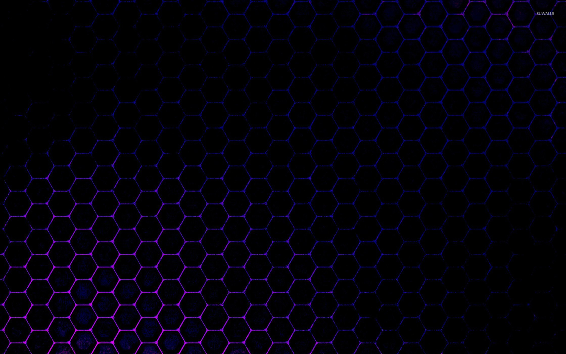 Purple Gradient On The Honeycomb Wallpaper Abstract Wallpapers