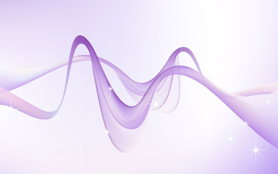 Purple sparkling waves wallpaper