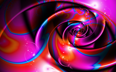 Purple swirls wallpaper