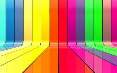 Rainbow bars wallpaper