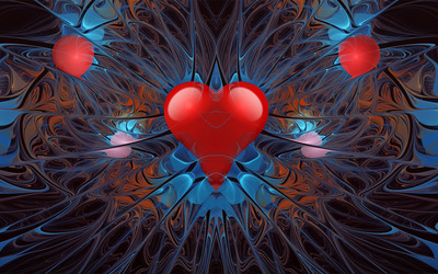 Red heart Wallpaper