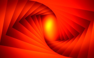 Red spiral wallpaper