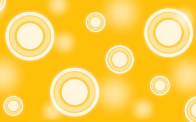 Retro yellow circles wallpaper