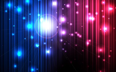 Sparkles on glowing lines wallpaper